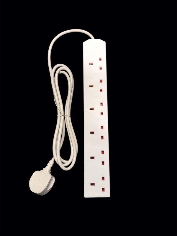 6 Gang Power Extension Lead - 5m - Image 1